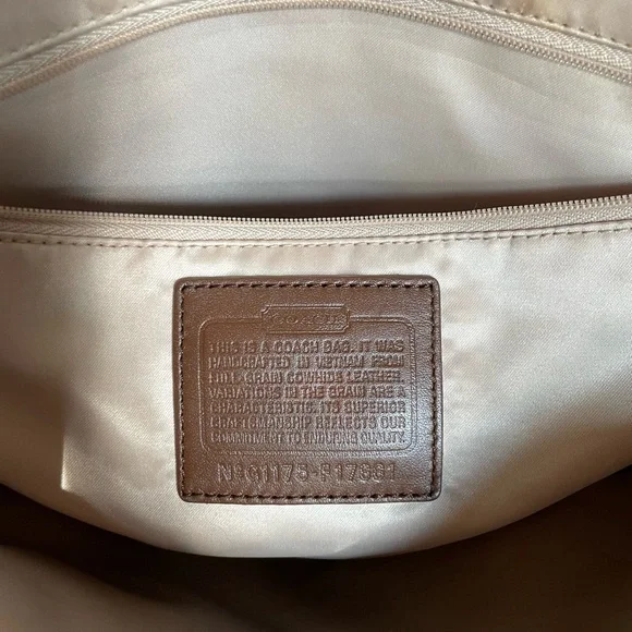 Coach Ashley Croc Embossed Leather Carry All satchel- Rehab - Picture 7 of 9